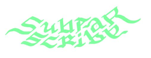 Subpar scribe logotype.